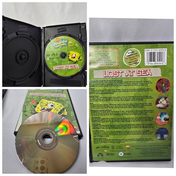 SpongeBob SquarePants (5 DVD Lot) 4 Blockbuster DVDs One Regular DVD Movie - Picture 8 of 16